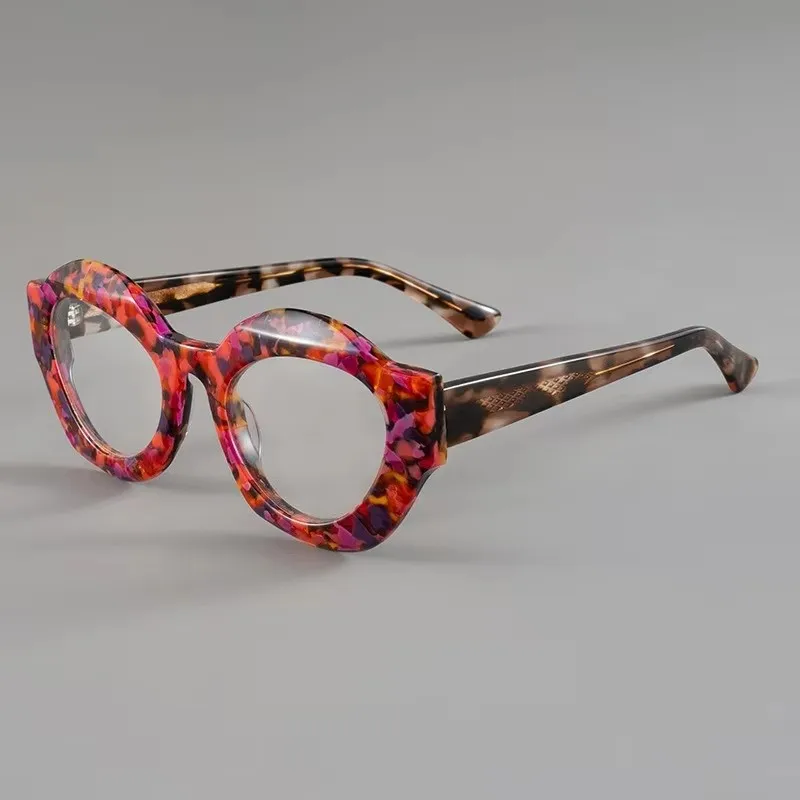 New Fashion Hip-hop Optical Glasses Frame Women Myopia Prescription Eyeglass Hyperopia Reading Anti Blue Light Computer Eyewear
