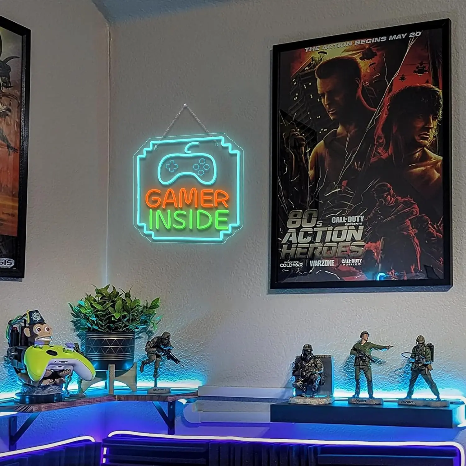 Game Controller Neon Sign USB Dimmable LED Light for Bar Gaming Room Bedroom Decoration neon personnalisé Gift Night Light