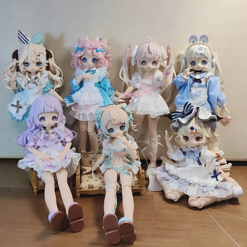 

In Stock Onemore Original Mjd Series Blind Box Articulated Doll Pvc Action Figure Desktop Decoration Collection Toys Girls Gifts