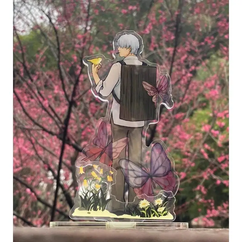 Mushishi Anime Ginko Character Acrylic Stand Transparent Desktop Ornament Collectible Gift For Manga Lovers And Hobby Collectors view 6