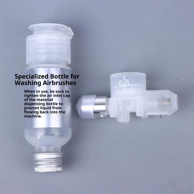 

♥Accessories Kits With Spray Modules(0.5mm Or 0.3mm) And Special Bottles Additional Parts For No Clean Airbrush