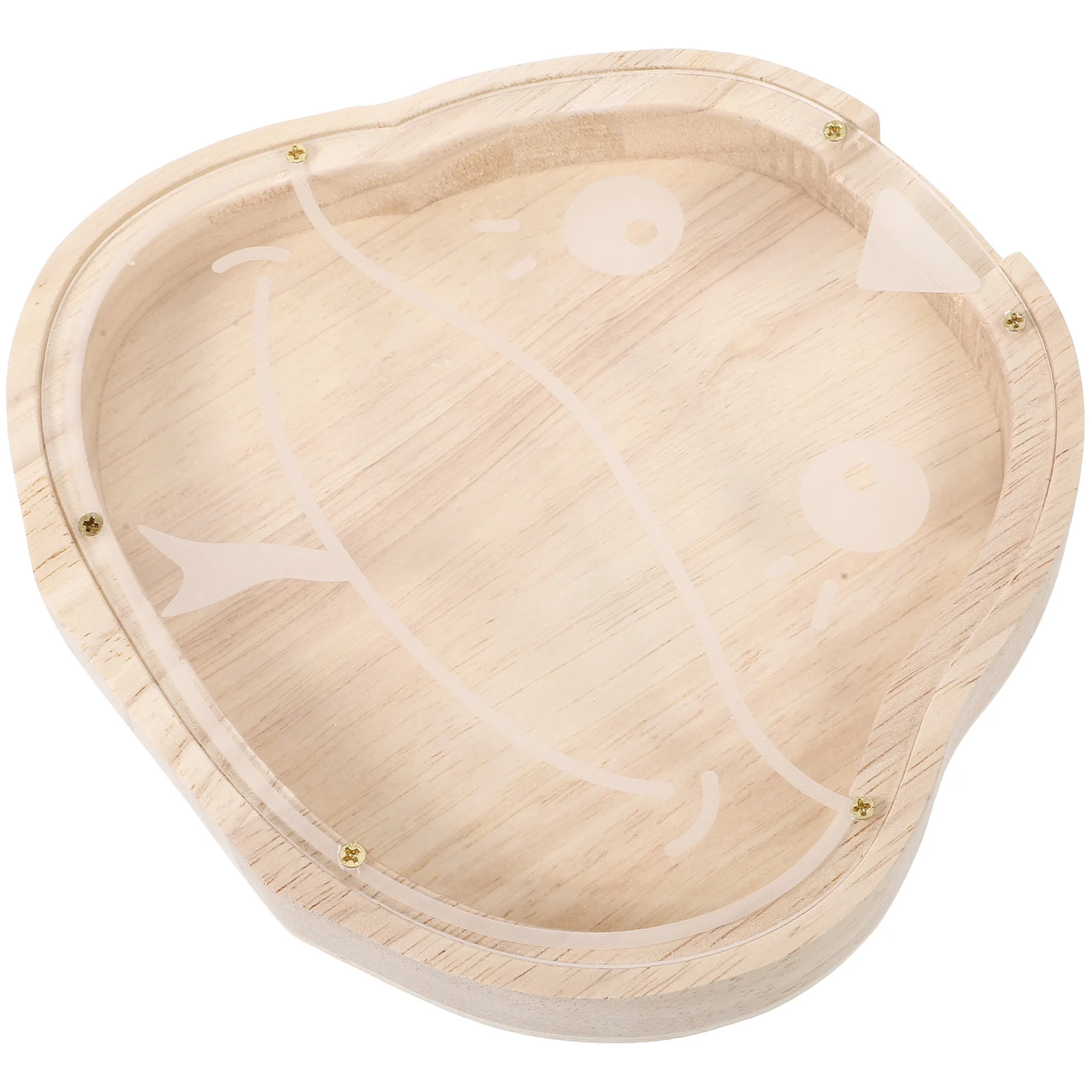 صندوق نقود إبداعي على شكل تنين على شكل حيوان كرتوني خشبي للأطفال، ديكور منزلي، حامل عملات معدنية على شكل حيوان، صندوق توفير المال