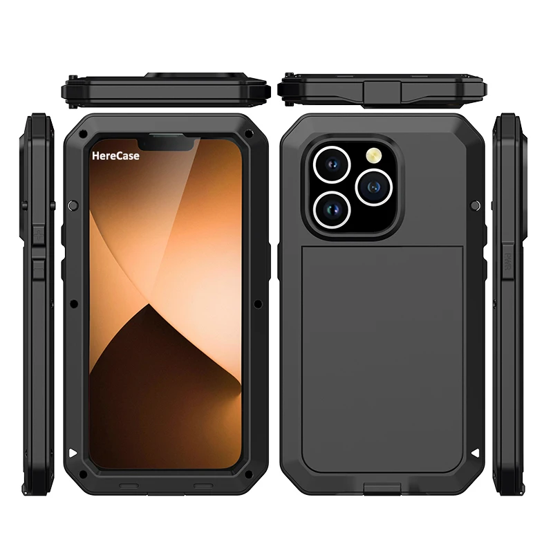 Shockproof Phone Cases for iPhone 14 13 12 11 Pro XR XS Max 8 7 6 Plus Waterproof Layers Hybrid Full Protect Case Phone Shell