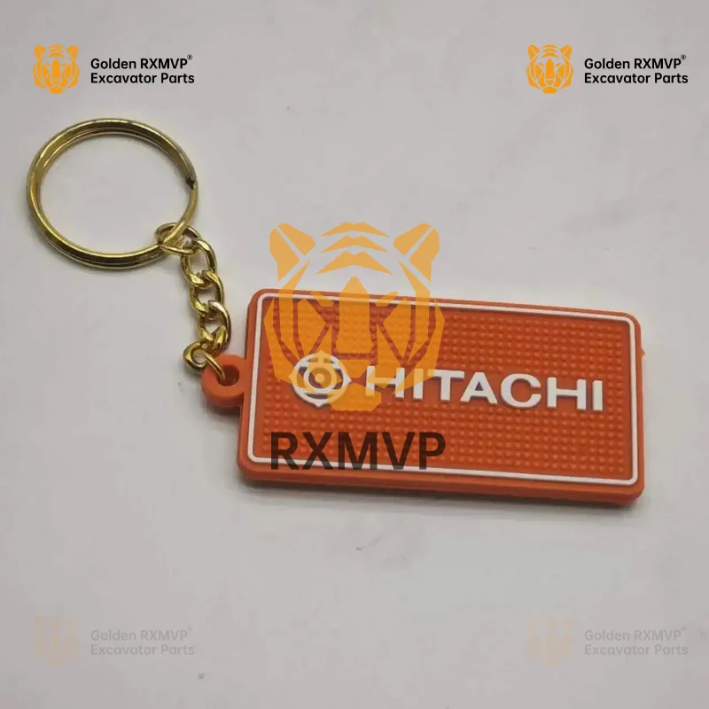 1pc Bucket Key Chain For Hitachi Excavator Heavy Equipment Keychain