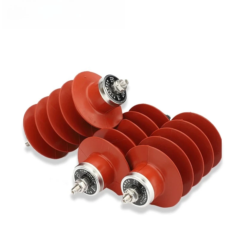 High Voltage Arrester HY5WZ-17/45 10-12KV High Prototype Distribution Cabinet Zinc Oxide Arrester Power Station Type