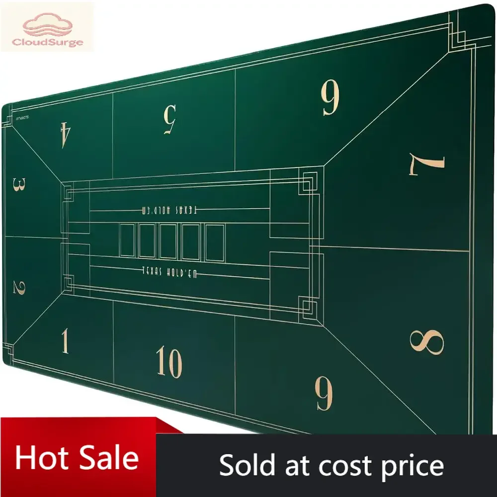 

Activity limited-time pricePromotionPortable 70x35 Poker Mat with Art Deco Design, Hemmed Edges, Smooth Surface, and Carry Bag f