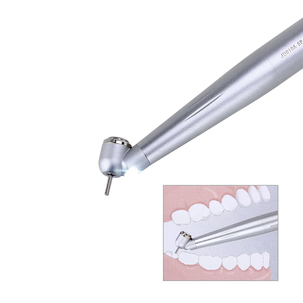 Dental High Speed 45 stopni LED chirurgiczna 2/4 rączkowa łożyska ceramiczne turbiny powietrznej