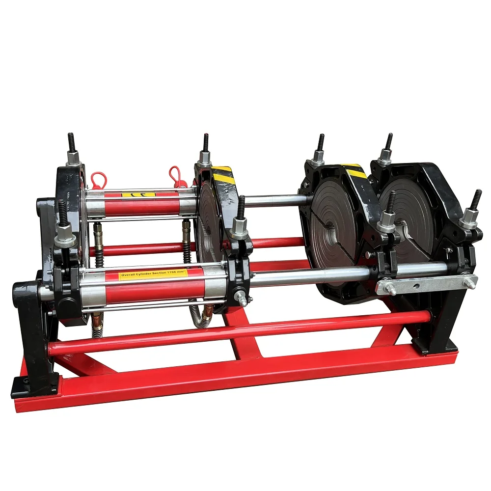 HotHigh جودة 40-200 مللي متر HDPE بعقب آلة لحام الانصهار حالة جديدة 220 فولت لحام البلاستيك