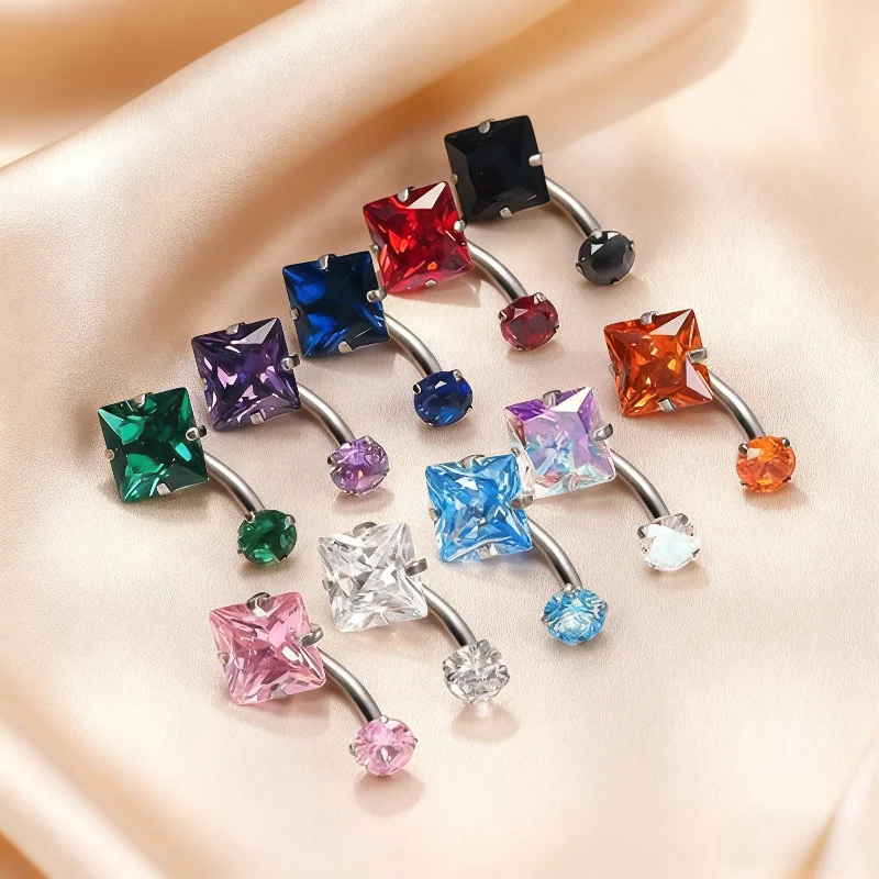 F136 14G Titanium Belly Button - Belly Bar Titanium 评论和价格