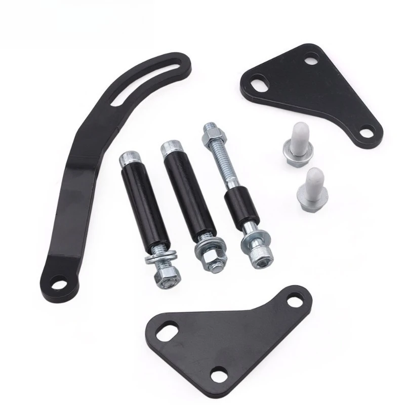 SBC Black Power Steering Pump Mounting Bracket SWP LWP Saginaw for Chevrolet 350 GM