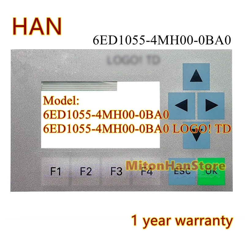 

Новинка для 6ED1055-4MH00-0BA0 6ED1 055-4MH00-0BA0 LOGO! Пленка-мембрана для клавиатуры TD, пленка для кнопочной панели