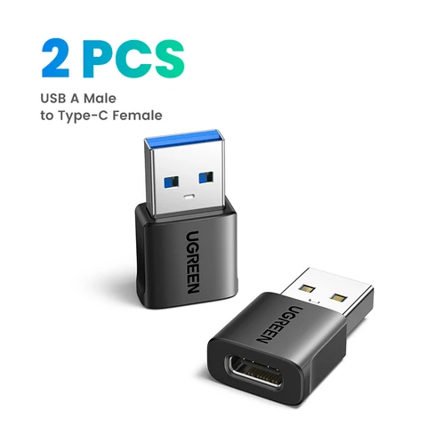 Адаптер UGREEN USB 3,1 Type C OTG, переходник с USB A «папа» на USB C «мама», кабели для Macbook, Samsung S10, Huawei, USB на Type-c OTG