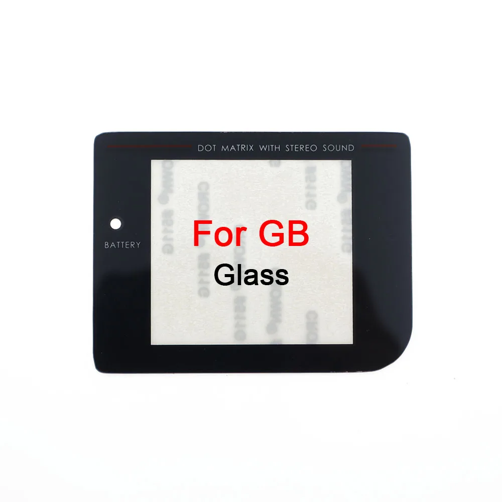 1-10pcs Plastic Glass Screen Lens For GB GBA SP GBC GBP GBA Lens Cover Protector W/ Adhensive view 2