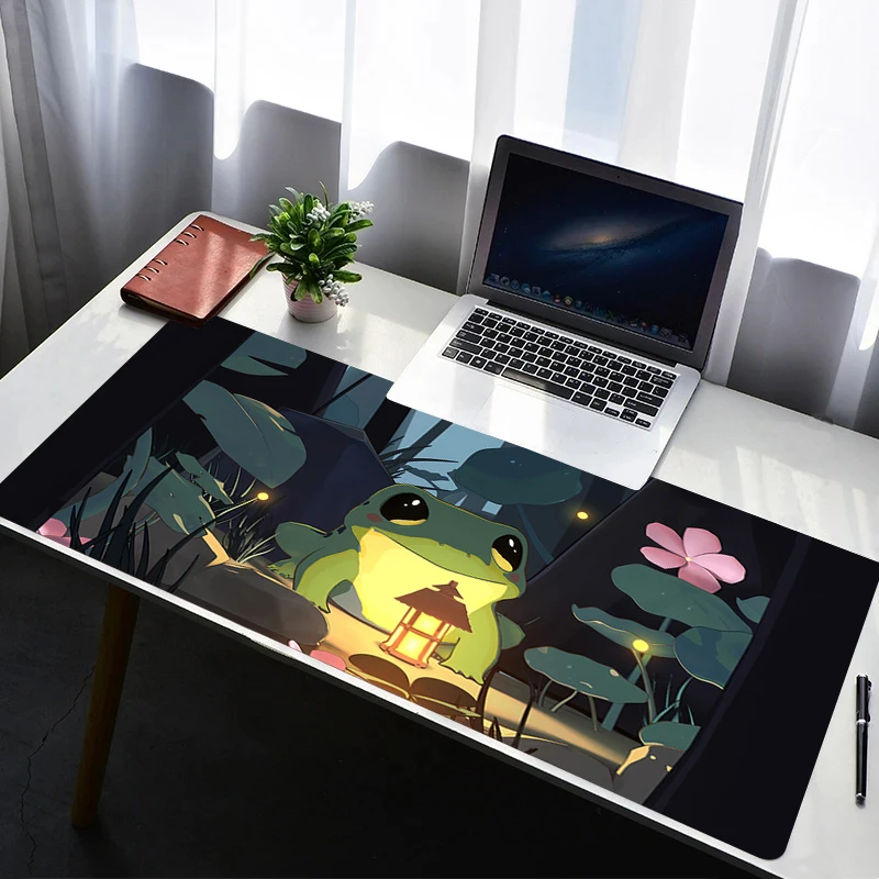 

Mousepad Rubber Mouse Pad Gaming Frog Accessories PC Gamer Cabinet Carpets Functional Office Computer Desk Mat Keyboard Pads