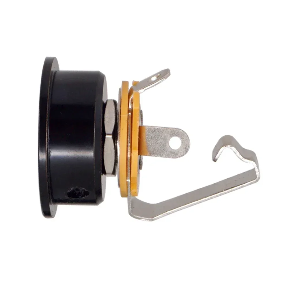 Guitar Electro Sockets Jack Plate Holder For Tele Electric Guitar Accessories Thickened Round Cup Metal Electrosocket 30x26mm