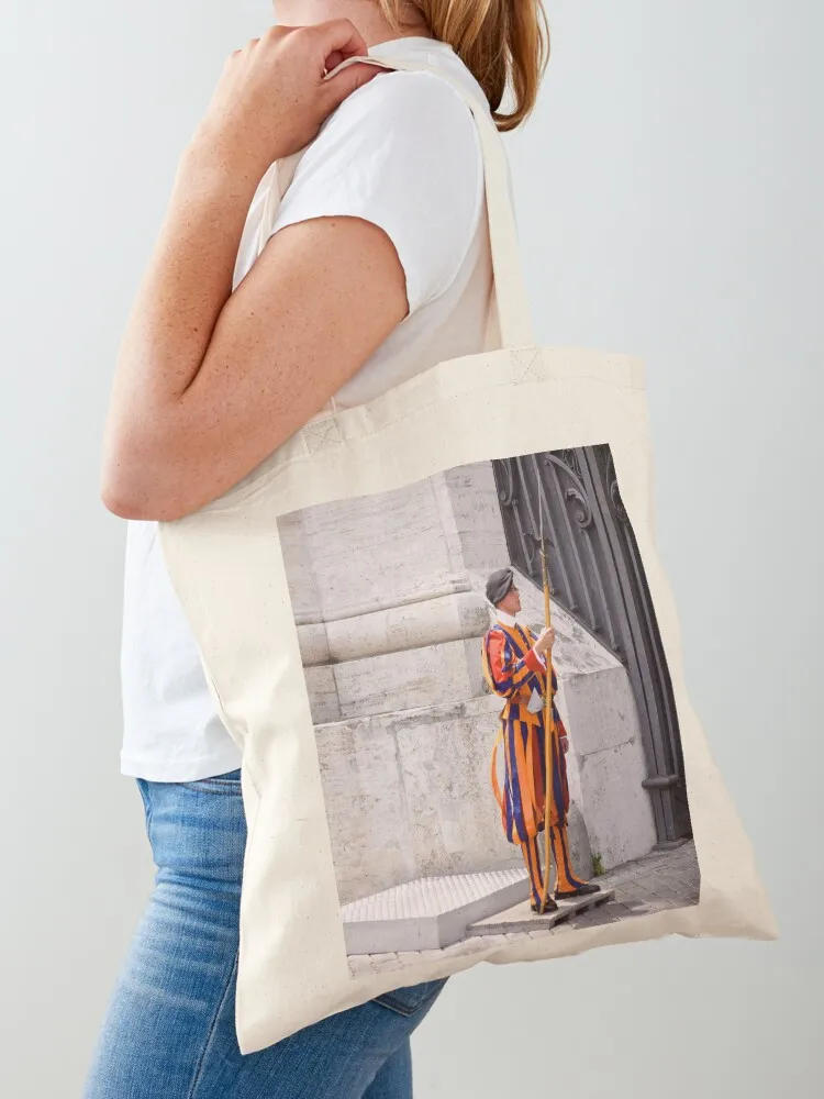 

Swiss Guard at the Vatican Tote Bag Canvas bag for women Big bag tote university shopper