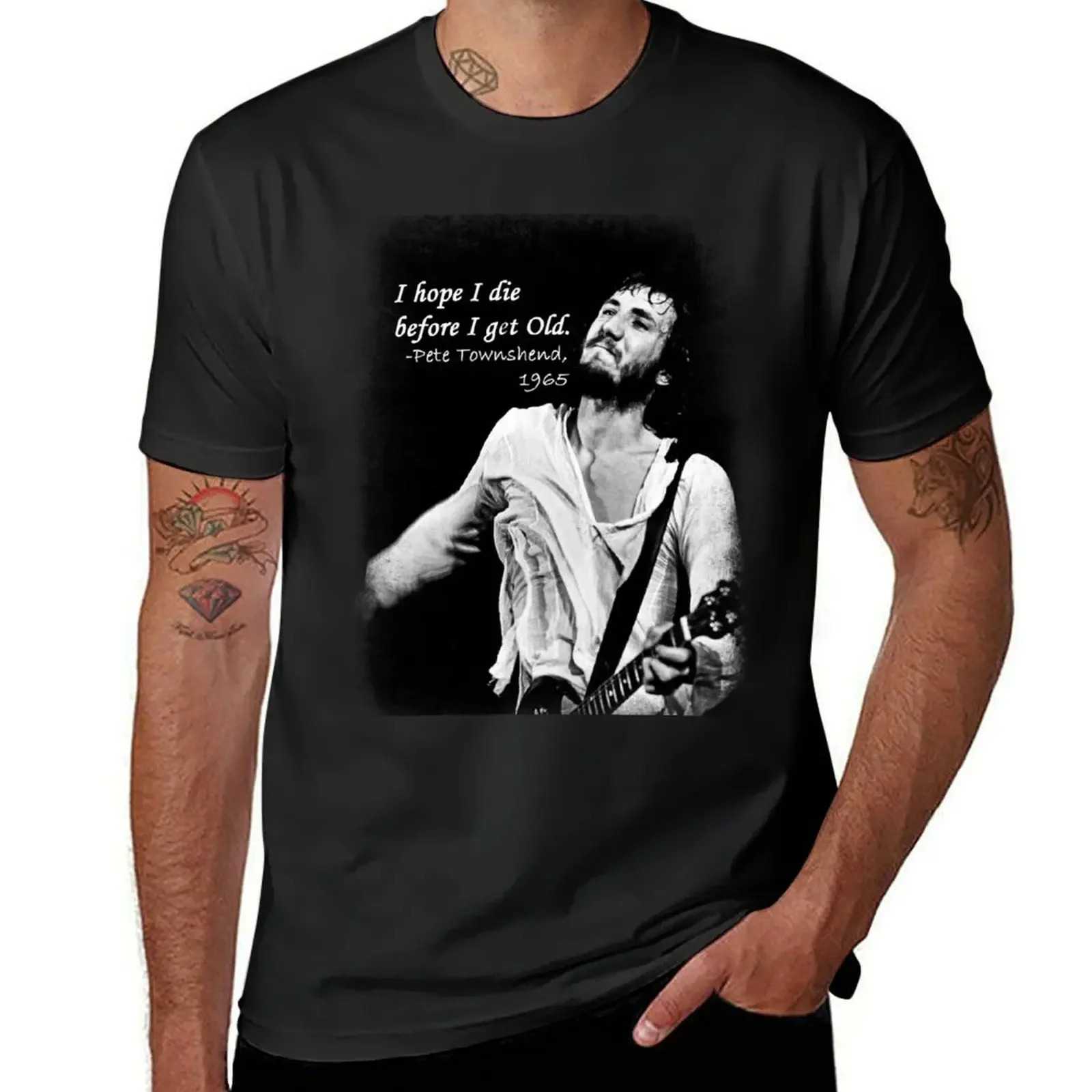 

The Pete Townshend promise T-Shirt football t shirt Funny t-shirts shirts graphic mens plain t shirts