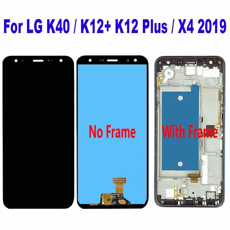 

For LG K40 K12+ K12 Plus X4 2019 X420N X420TM X420EM X420BMW X420HM X420AS X420EMW LCD Display Touch Screen Digitizer Assembly