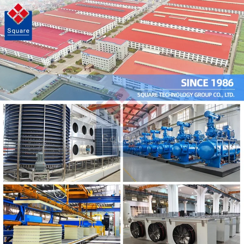 New Design Precise Temperature Control Heat Exchanger Industrial Evaporator for Cold Storage