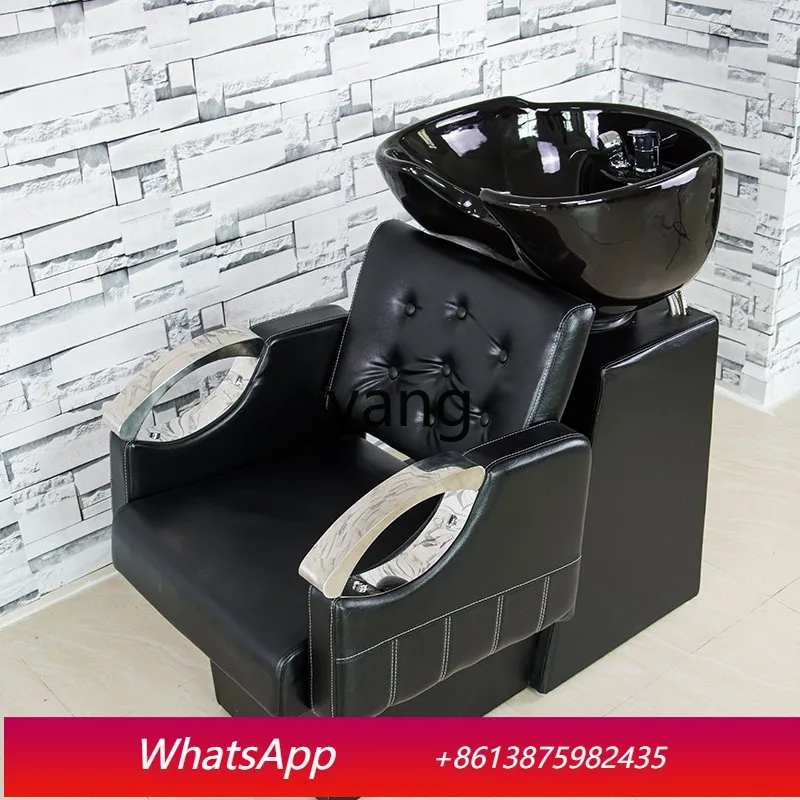 LTT quick flushing bed shampoo bed semi-reclining flushing chair barber shop special