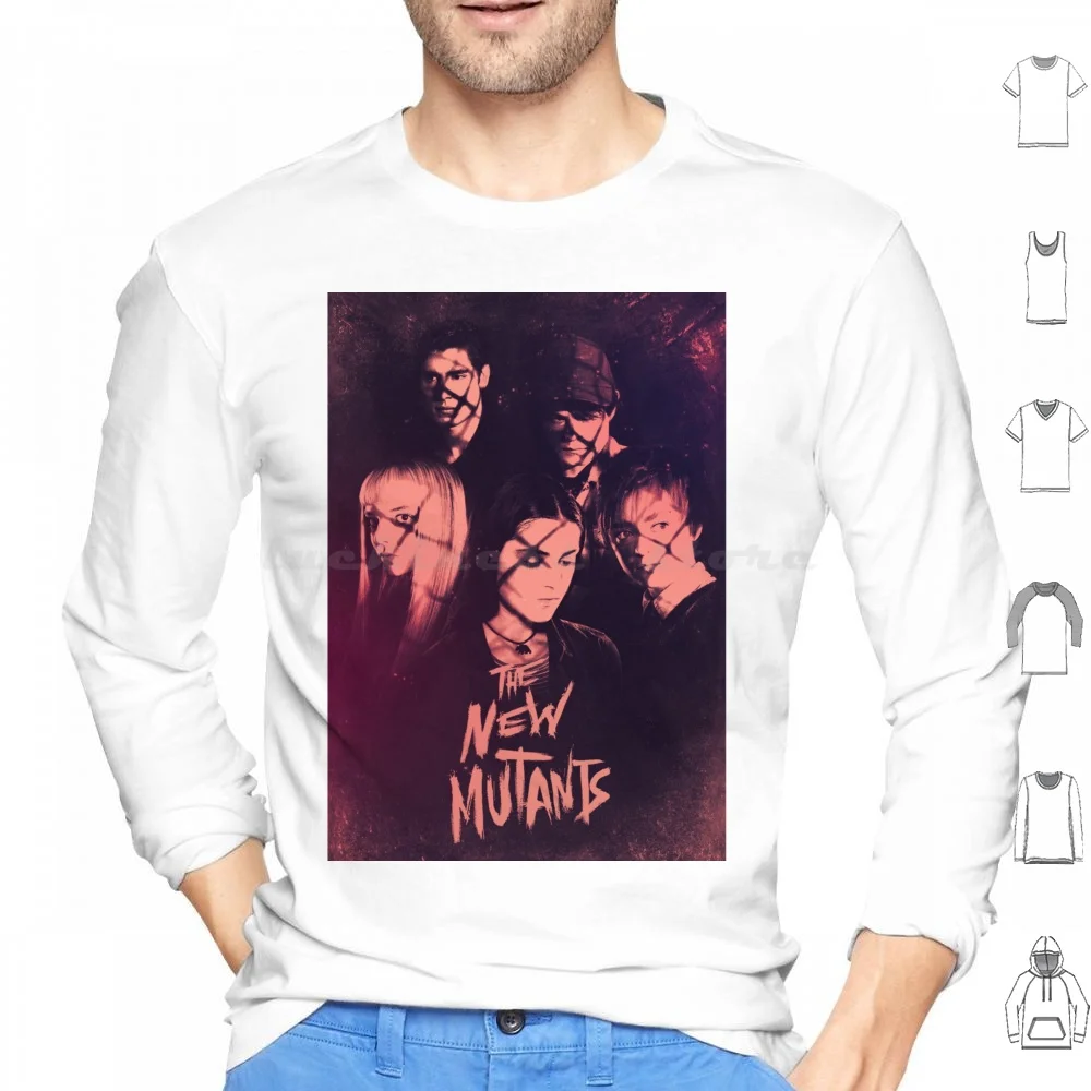 The New Mutants ملصق هوديي قميص قطني بكم طويل The New Mutants Mutants Movie Mutants 2020 Danielle Moonstar #1