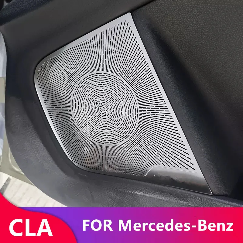 

Car Horn Decorative Cover Door Horn Protective Cover Dashboard Horn Cover For Mercedes Benz CLA 2013-2018 Auto Accessories