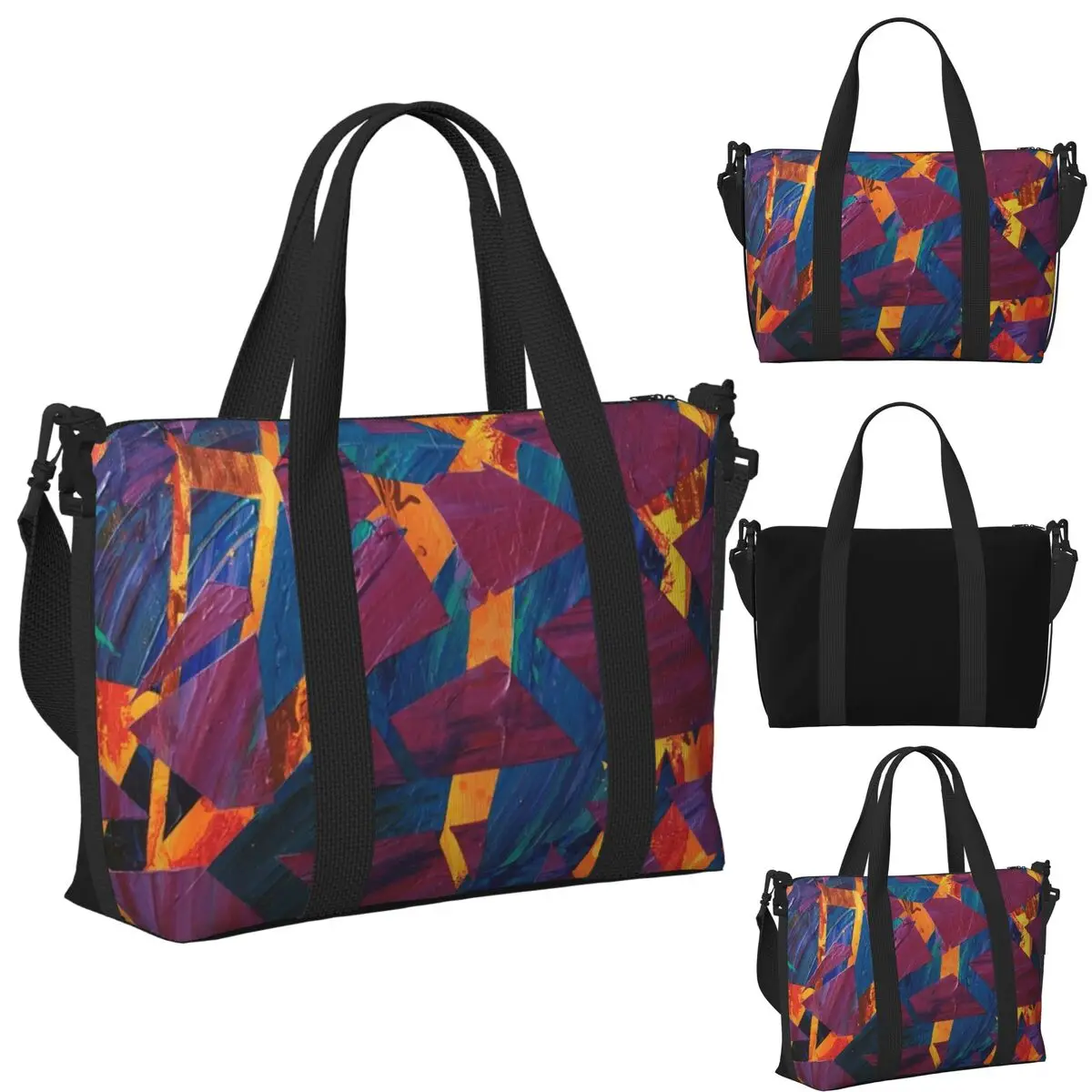 

Vestigial Beach Travel Bag Large Capacity Tote Bags for Gym Sport Women Shopping Duffle Shoulder Bag