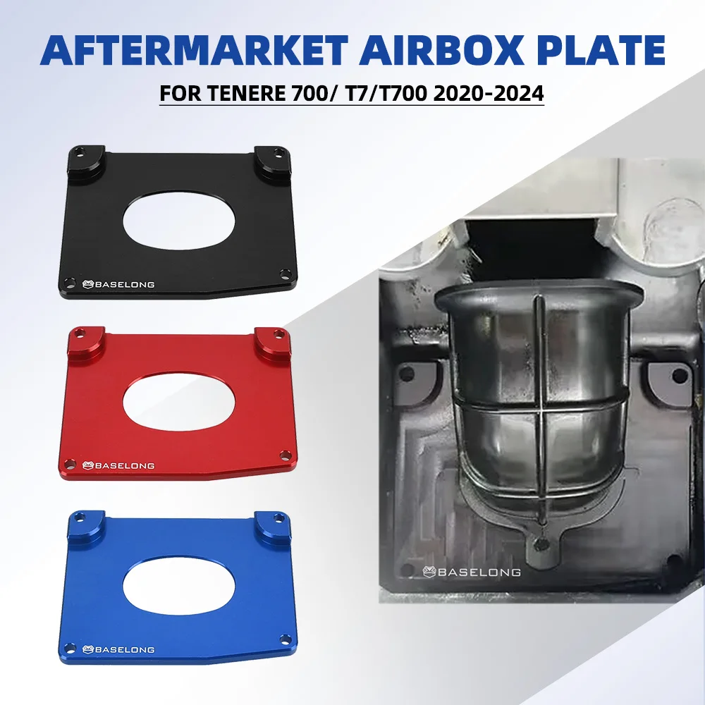 

2023-2024 For Yamaha Tenere 700 / T7 / T700 2020 Aftermarket CNC Aluminium Airbox Top Plate Cover Tenere 700 /World Raid /Rally