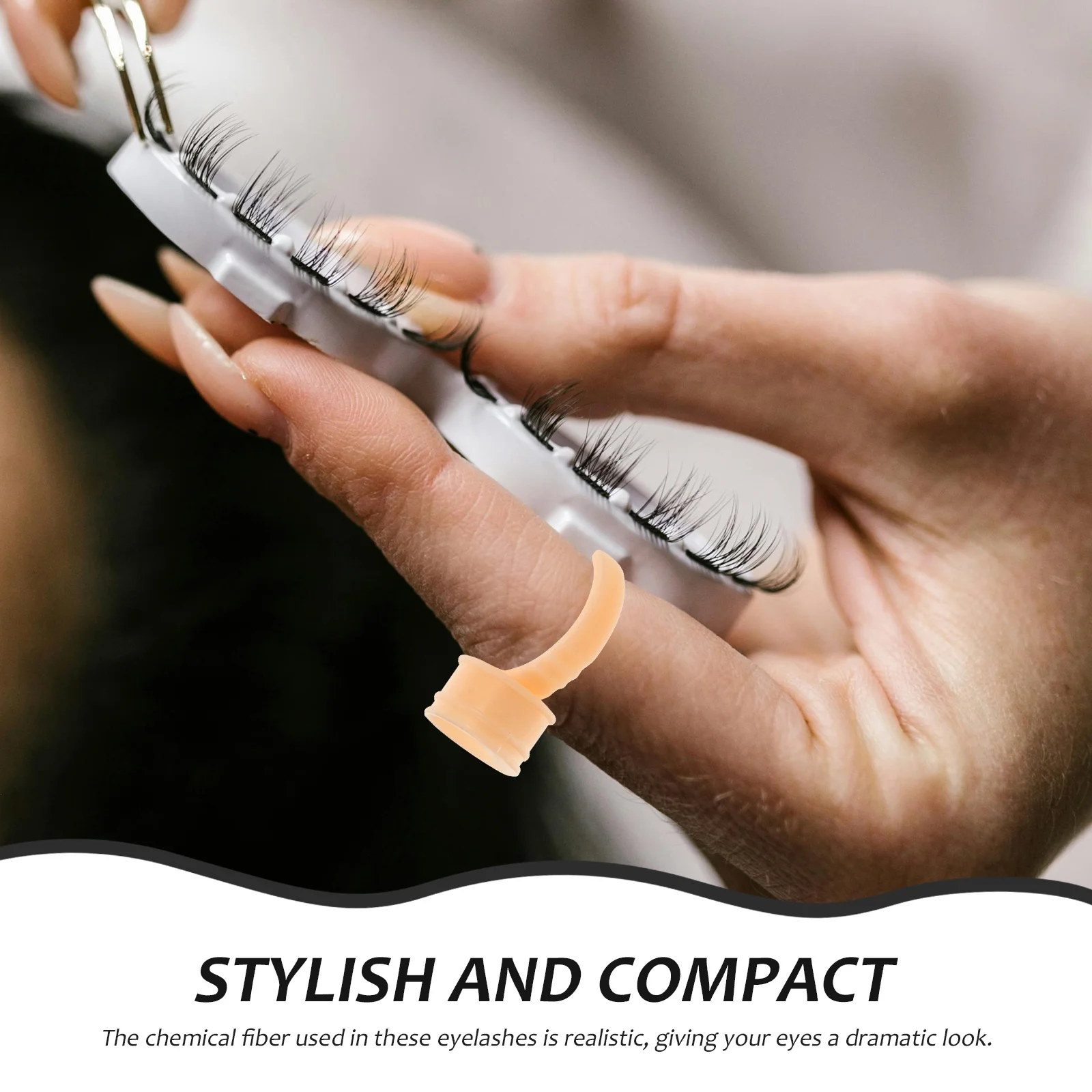 800 szt. Silikonowych pierścieni na klej do rzęs, pojemniki na klej do rzęs do przedłużania rzęs, pierścienie na pigment, pierścienie na tusz do tatuażu