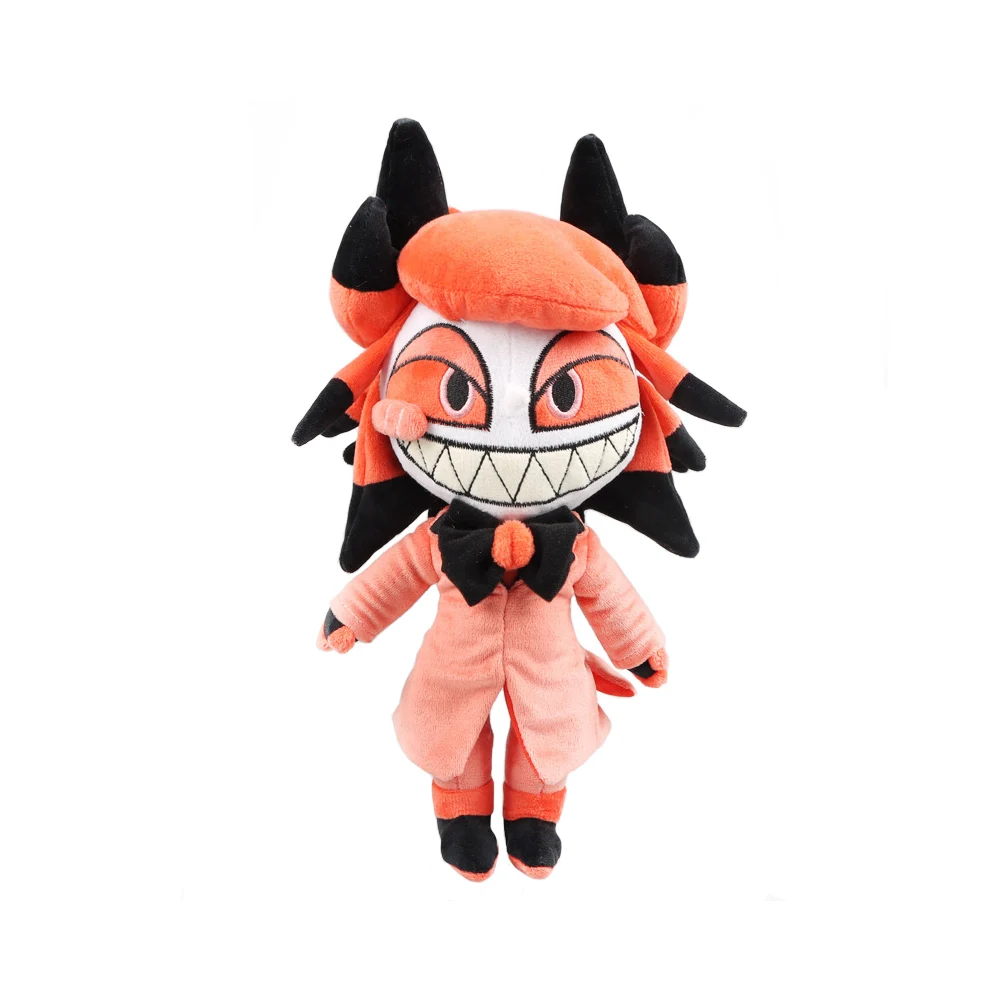 Hazzbin-Poupées en peluche douces pour cosplay, hôtel de dessin animé, Lucifer, Alastor, Charlie MorFight, étoile, ange, mascotte, cadeaux d'anniversaire et de Noël, jouets anti-poussière