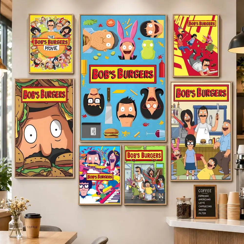 Cartoon Bob's Burgers Season 17 Louise Belcher Poster PP Decorative Poster Print Apartment Dorm Office Cafe Gift