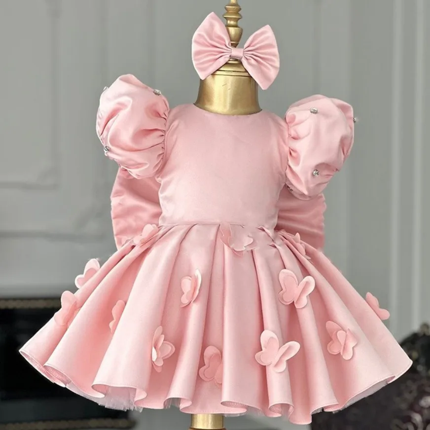 

Новое детское вечернее платье принцессы для выступлений на фортепиано, платья для дня рождения для девочек, A4909, Vestidos