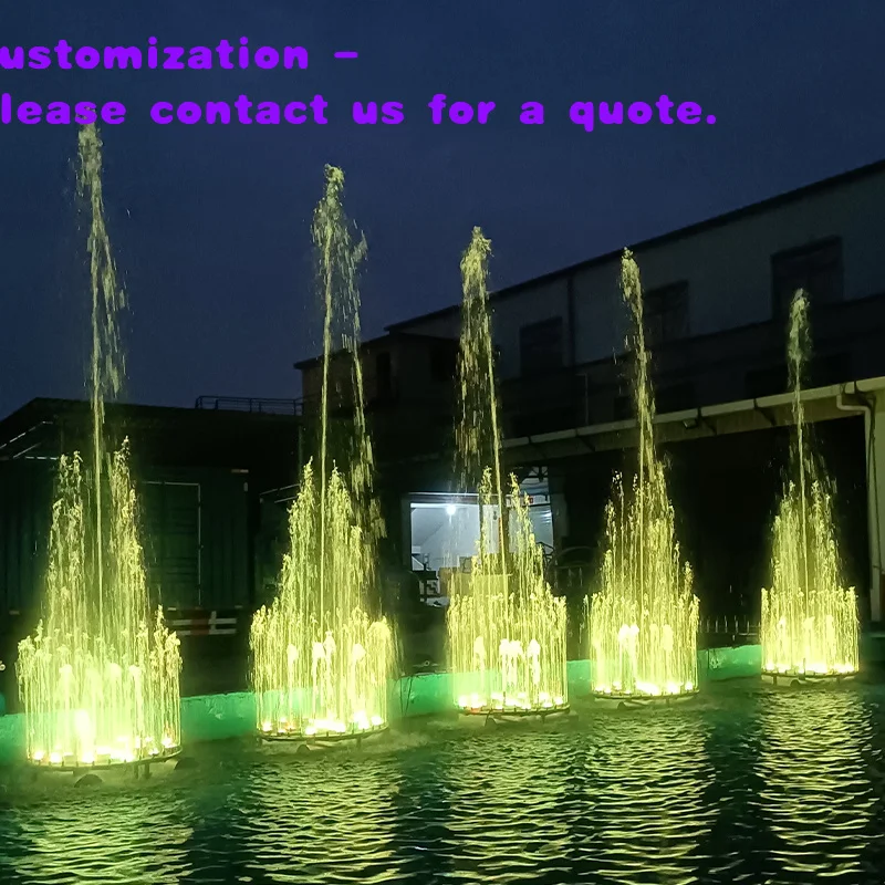 

custom.Fenlin FS-07 Outdoor Garden LED Light Music Feature Fountain Sale Modern Dancing Feature