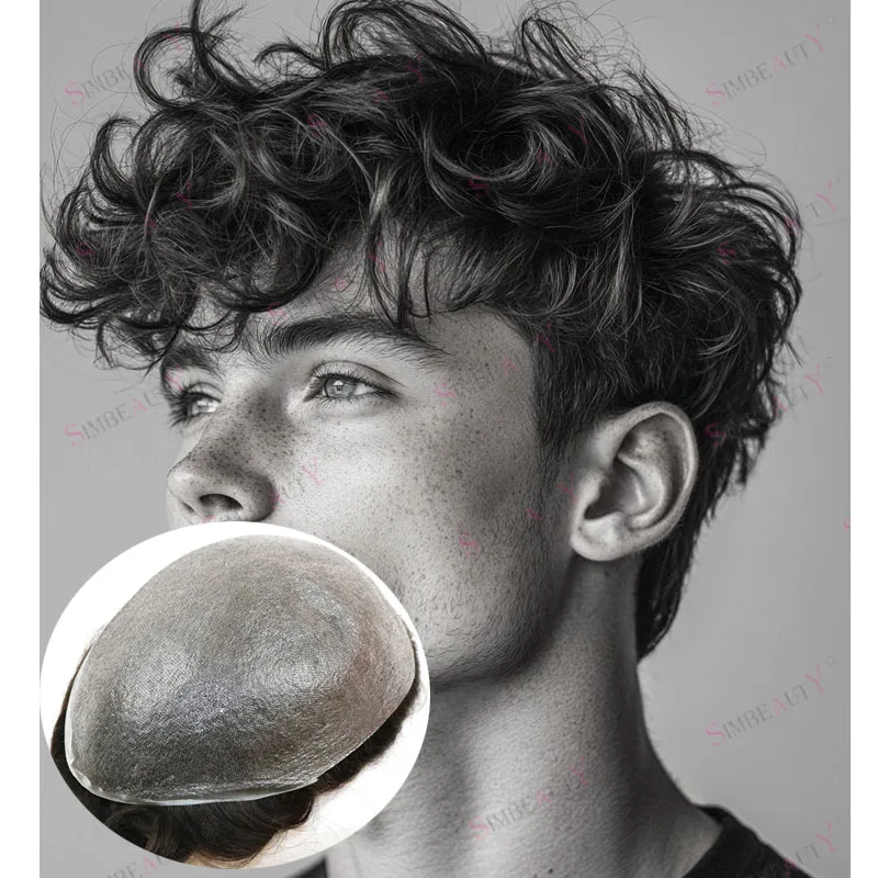 

Система протезирования волос из натуральных волос Реми, 80% плотность, ультратонкая (0.02 мм), незаметная, 28 мм, кудрявая, черная, коричневая, серая, для мужчин старшего возраста