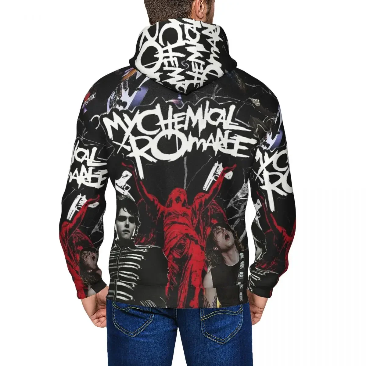 بلدي الكيميائية الرومانسية سستة هوديس الهيب هوب البلوز الخريف الشتاء الرجال النساء بلوزات طويلة الأكمام قمم