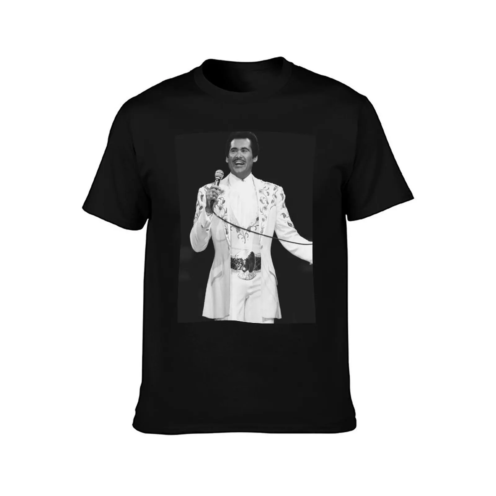 Wayne Newton BW Photograph T-Shirt graphic t shirts for man T-Shirt
