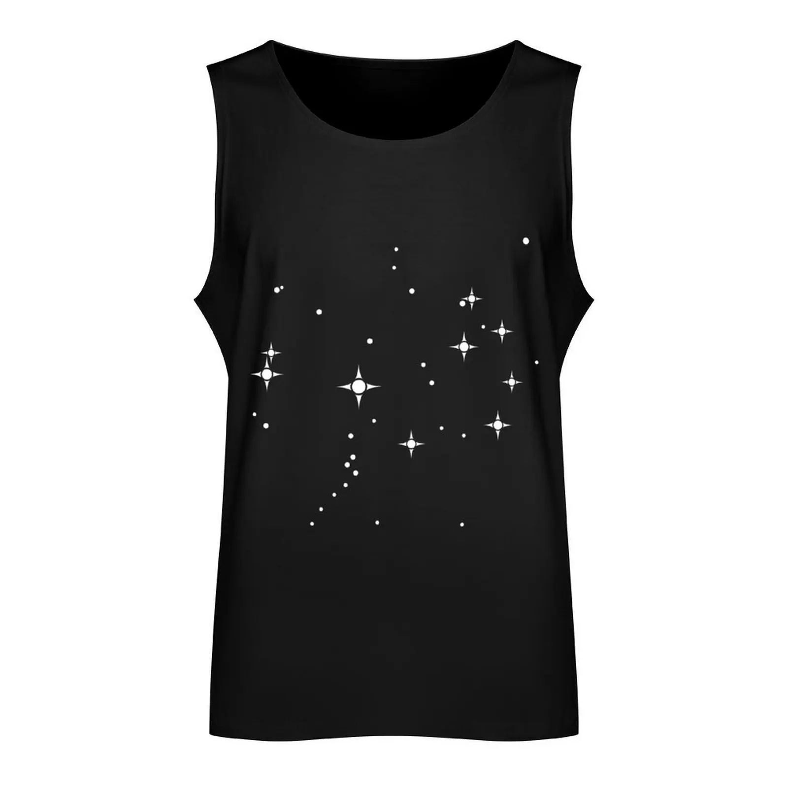 Pleiades Star Cluster - Constellation Illustration Tank Top Men's summer vest Sports clothing sports vest