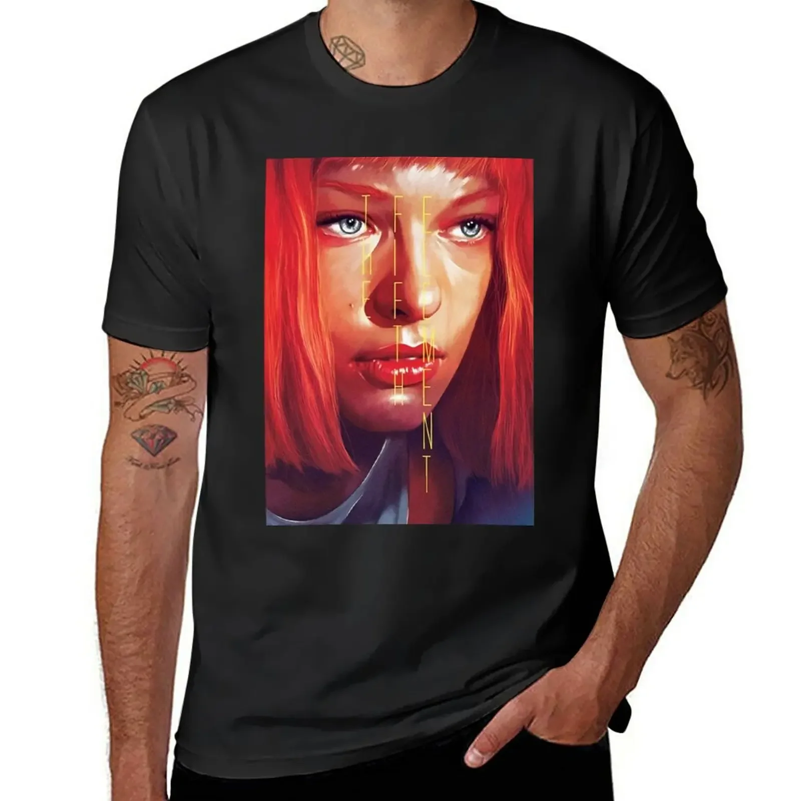 The 5th Element Funfte Element Ruby Rodd Leeloo Korb T-Shirt Ruby Rodd Leeloo Korben Zorg Multi Pass Retro Vintage