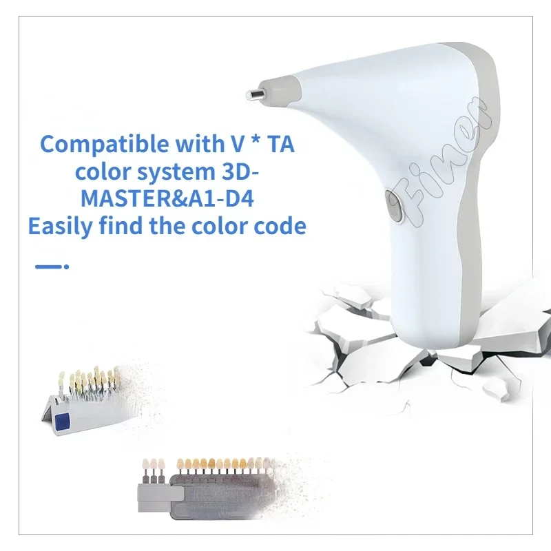 Dental Whitening Colorimeter Coloring Tool Electronic Oral Instrument with VITA System Guidance Corrector Dental Instruments