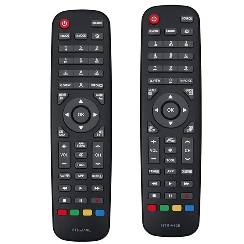 A33T 2X Remote Control HTR-A10E Replacement for Haier TV LE24K6000S LE32K6000S LE32N1620W Black