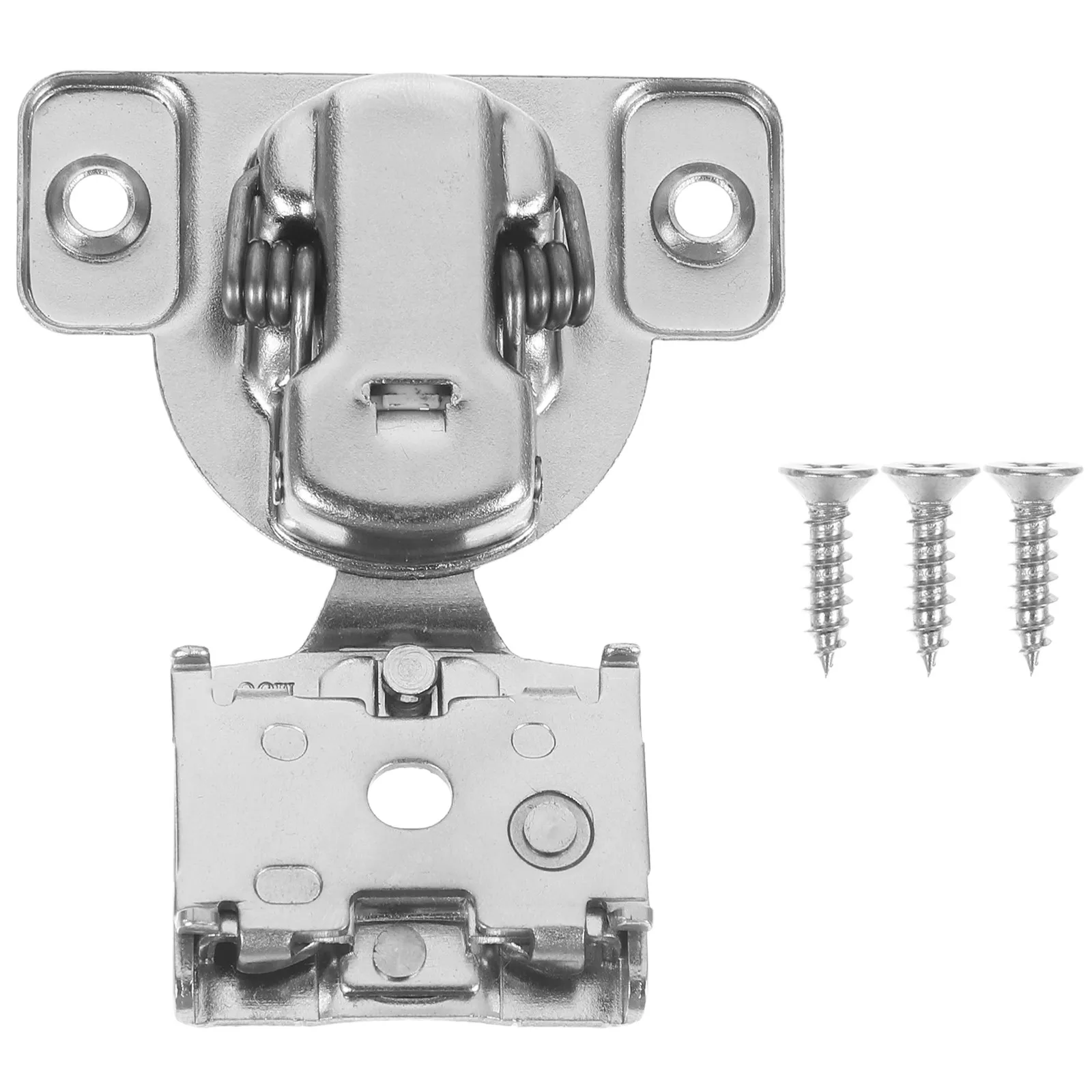 1Set American Style Cabinet Hinge Soft Close Kitchen Full Overlay Stainless Steel Concealed Door Hinge Replacement Black Self