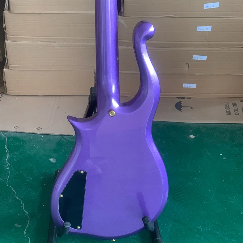 Purple Prince Cloud electric guitar, gold hardware, mahogany xylophone body, available from stock, free shipping now guitars