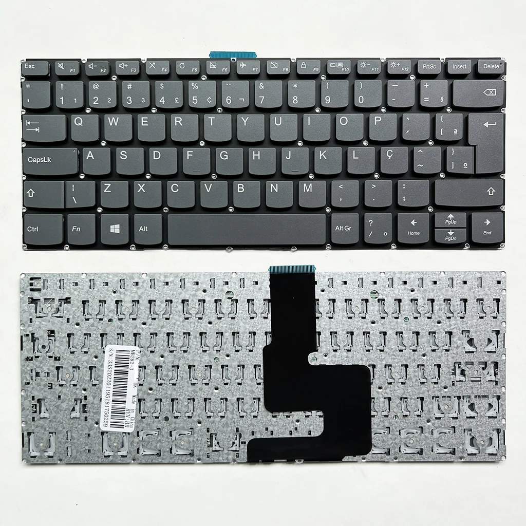 

Flex 5-1470 BR Brazilian Keyboard For Lenovo Ideapad Flex 5-1470 81C9 80XA Flex 5-1570 80XB 80CA Grey