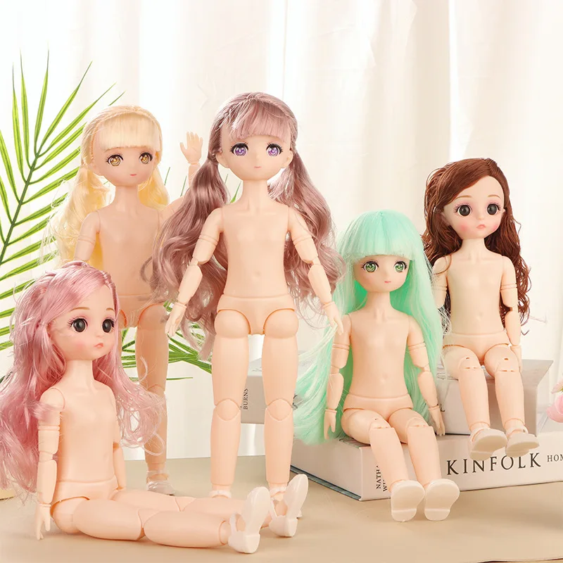 

30 см милая кукла принцессы Лолита, игрушка «сделай сам», нарядная кукла 1/6 BJD, подвижные нюдовые куклы, 3D комиксы, глаза, милое лицо, подарок для девочки