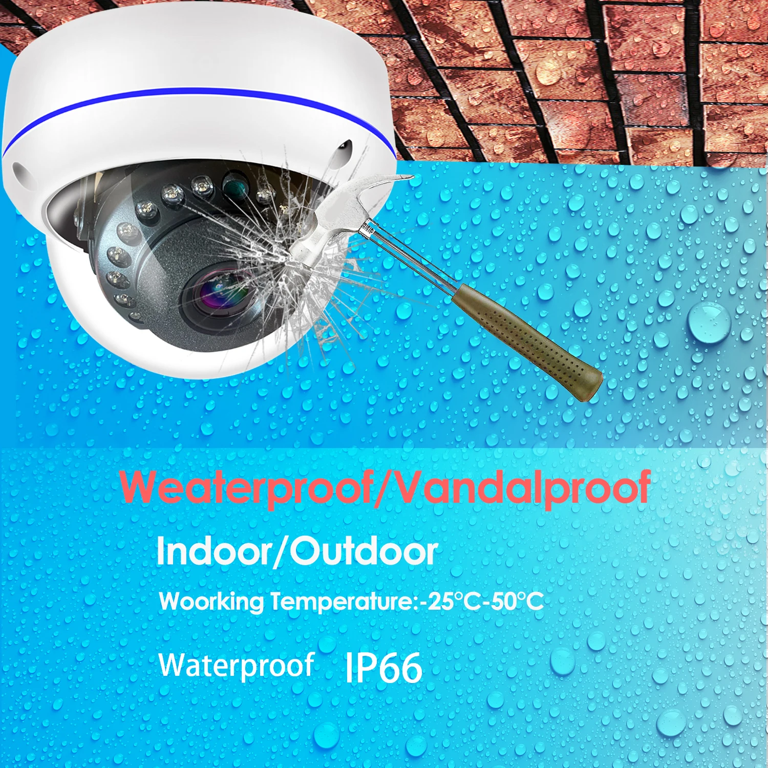 Imagem -06 - Metal Fixo Dome Poe ip Onvif H.265 Áudio Cctv Câmera 4mp Detecção de Rosto à Prova de Vandalismo Ip66 Sistema de Vídeo de Segurança ao ar Livre Xmeye 5mp