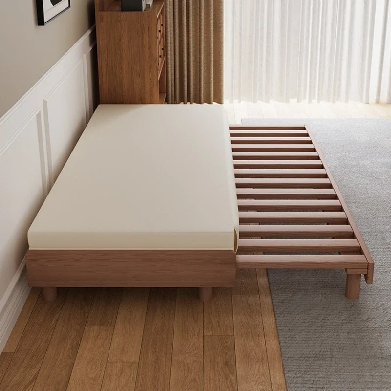 

Скандинавский диван-кровать из массива дерева, двухфункциональный, для небольшой квартиры, для гостиной, из ясеня, многофункциональный, с выдвижной кроватью.