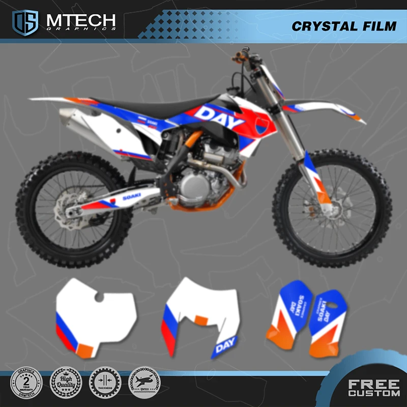 

DSMTECH Motorcycle Sticker Custom Team Graphics Decals Kit For KTM SX SXF XC XCF 2013 2014 2015 EXC EXCF XCW 2014 2015 2016 002