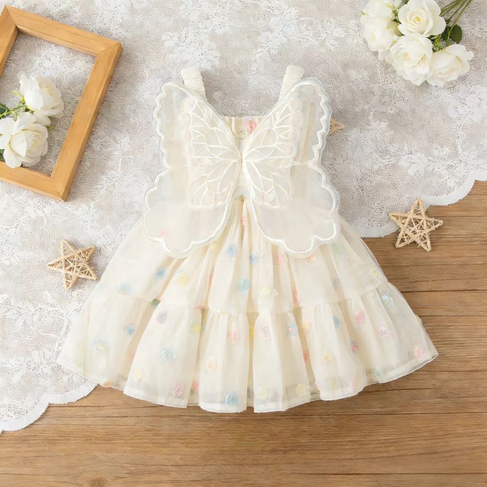 

Платья для девочек, летнее хлопковое однотонное платье с бантом, красочное платье в горошек на подтяжках для маленьких девочек, милое повседневное платье принцессы, одежда для малышей