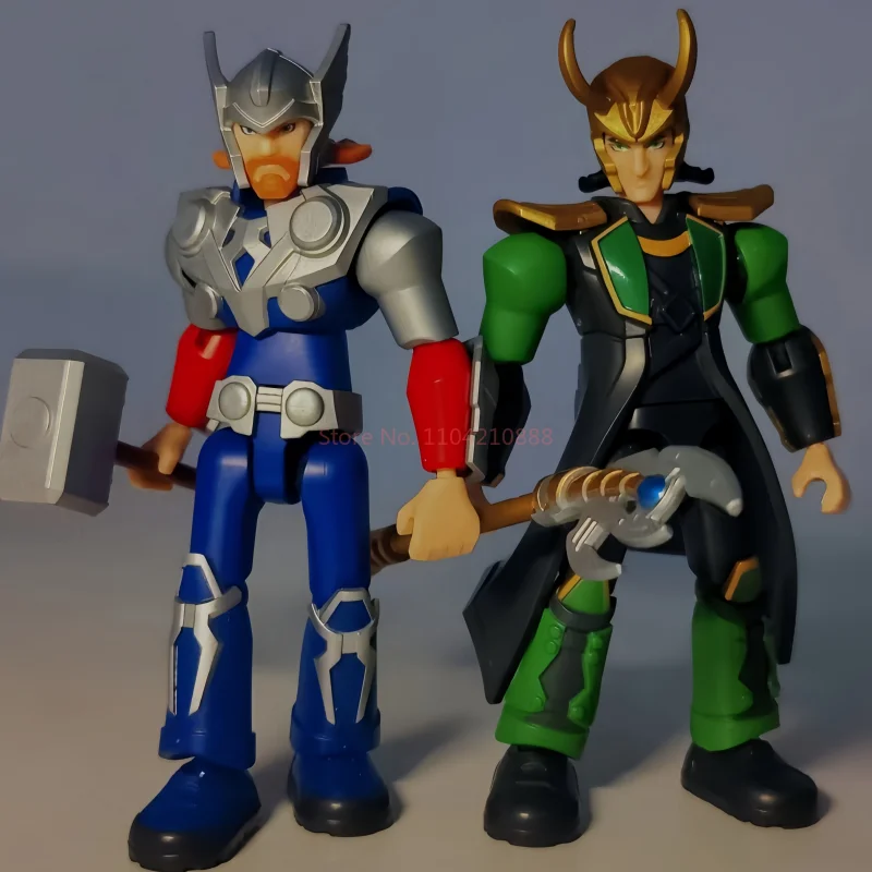 2025 Hot Sale Blokees Group Avenger Iron Man Mk 85 Loki Thor Captain America Pepper Thanos Hulk Assembled Model Christmas Gifts