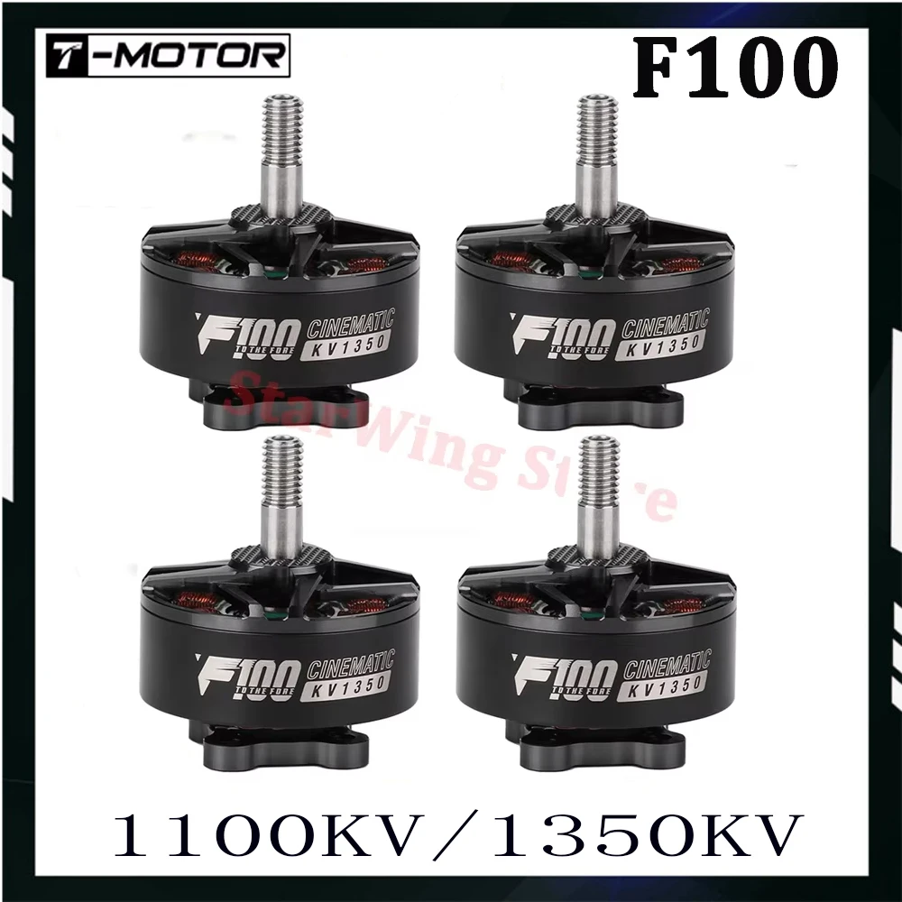 T-MOTOR F100 2810 1350KV 1100KV 5-6S Long Range Cinematic Brushless Motor for RC Multirotor 7inch 8inch Cinelifter FPV Drone